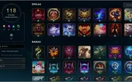 Conta Faltando 10 champs para TODOS com 47 skins