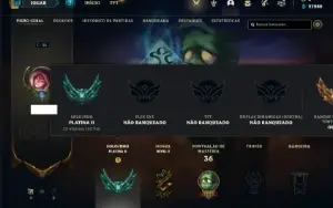 Conta Platina 2 com 25 Champs e 1 Skin