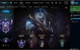 Conta do lol d4 ,227 skins