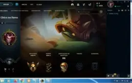 Conta Gold 4 com Riot Graves e Annie supergalática