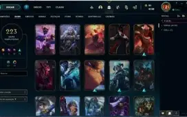 Conta Lol Level 629 + 223 SKINS E LUX ELEMENTALISTA!!!