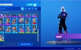 CONTA FORTNITE SEASON 4 COM GALAXY