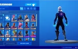 CONTA FORTNITE SEASON 4 COM GALAXY