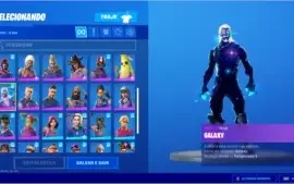 CONTA FORTNITE SEASON 4 COM GALAXY