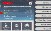 AR 46 America Xiao - Eula - Mona - Diluc - Keqing e mais