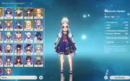 Conta ar 27, Ayaka, Yoimiya e Mona