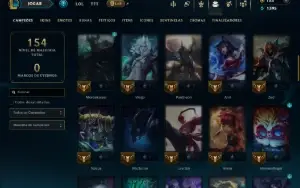 Diamante 3 com 70 Champs e 16 Skins