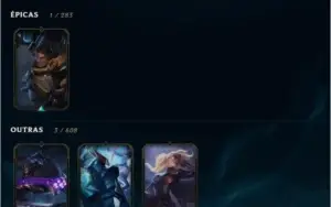 conta lol level 30 unranked