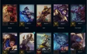conta lol level 30 unranked