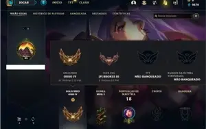 Conta ouro 4 com 25 Champs e 2 Skins