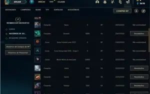 Conta ouro 4 com 25 Champs e 2 Skins
