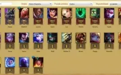 CONTA LEAGUE OF LEGENDS BR- 4 SKINS - 24 CHAMP - UNRANKED