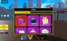Conta lvl max frutas míticas (Garantidas)!!!!!!