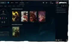 Conta League of Legend Promoçao top