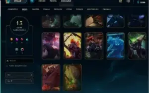conta de lol level 106