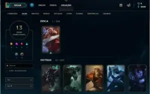 conta de lol level 106