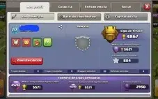 Conta full clash of clans