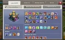 Conta full clash of clans