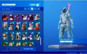 Conta Fortnite season 3 em diante completas