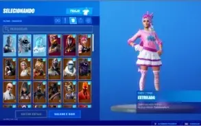 Conta Fortnite season 3 em diante completas
