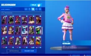 Conta Fortnite season 3 em diante completas