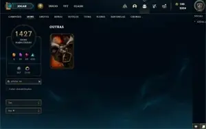 Conta LoL Coleção > Todas skins <