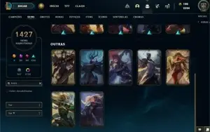 Conta LoL Coleção > Todas skins <