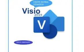 Chave Global Microsoft Visio Professional 2021 Original