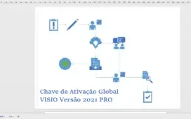 Chave Global Microsoft Visio Professional 2021 Original