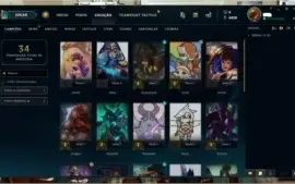 Conta Smurf Lol Diamond 3