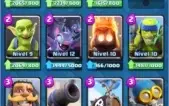 Conta clash royale nível 12 com todas cartas