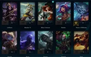 Conta League of Legends Bronze 3 MD10 2/10