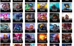 Conta League of Legends gold III (120 skins, 118 ícones)