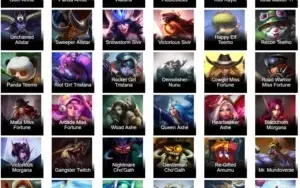 Conta League of Legends gold III (120 skins, 118 ícones)