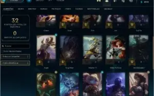 conta league of legends platina 4