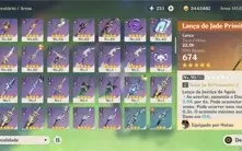 Conta Genshin Impacto/Server:América/AR:56