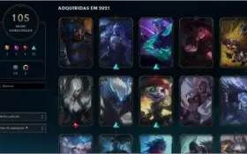 Conta lol lvl 217, OURO 2