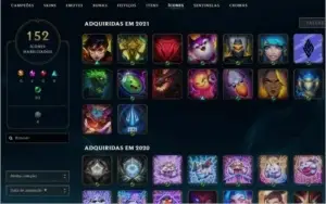 Conta lol lvl 217, OURO 2