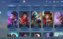MOBILE LEGENDS: CONTA 3 ANOS DE JOGO 118 SKINS