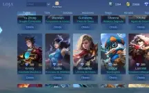 MOBILE LEGENDS: CONTA 3 ANOS DE JOGO 118 SKINS