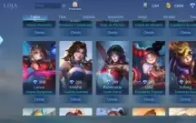 MOBILE LEGENDS: CONTA 3 ANOS DE JOGO 118 SKINS
