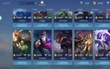 MOBILE LEGENDS: CONTA 3 ANOS DE JOGO 118 SKINS