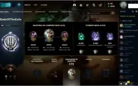 CONTA LOL PRATA 3 lvl 112|5 SKINS | 600k de riven