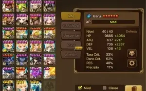 Conta Summoners War NAT 5 LD Qitian Dasheng (macaco de luz)