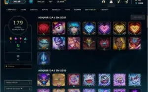 conta de league of legends 119 SKINS