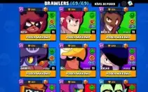 Conta Brawl Stars Full +9 // Todos os Brawlers  69/69