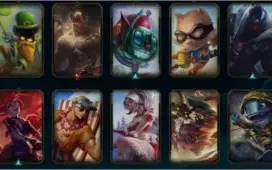 conta prata muita skin e campeão
