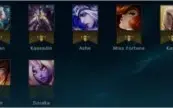 conta prata muita skin e campeão