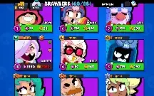 Conta de brawl com muitas e muitas skins