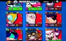 Conta de brawl com muitas e muitas skins